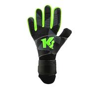 KEEPERsport Guanti da portiere Varan8 Pro NC senza protezione per le dita, guanti da calcio, unisex, 4 mm, Black Claw, con linguetta, misura 9,5