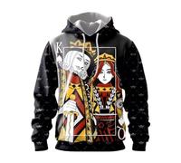 keephen Santo Pecado Il riscatto della Saintess Uomo Maglione con Cappuccio Cappuccio Stile Britannico Strada Cappotto Casual confortato Antivento