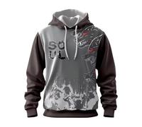 keephen Santo Pecado Il riscatto della Saintess Uomo Maglione con Cappuccio Cappuccio Stile Britannico Strada Cappotto Casual confortato Antivento