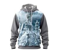 keephen Santo Pecado Il riscatto della Saintess Uomo Maglione con Cappuccio Cappuccio Stile Britannico Strada Cappotto Casual confortato Antivento