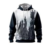 keephen Santo Pecado Il riscatto della Saintess Uomo Maglione con Cappuccio Cappuccio Stile Britannico Strada Cappotto Casual confortato Antivento