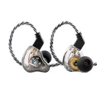 keephifi KBEAR KS1 Auricolari con Filo In Ear Monitor 1DD IEM Bass Auriculares cablati, Cuffie IEM dal suono cristallino,Cuffie In Ear con Filo Auriculares per Cantanti Musicisti Audifonos