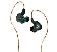 keephifi KBEAR KS2 IEM In Ear Monitor cuffie in ear con filo 1BA+1DD IEM con cavo staccabile HiFi Bass Auricolari in ear con filo per musicista audiofilo (senza microfono, verde scuro)