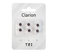 Keephifi TRI Clarion - Auricolari a Foro Largo, 3 Paia di Auricolari in Silicone, Comodi Tappi per le Orecchie con Grande Tenuta e Punte per il Miglioramento degli Acuti, Taglia S