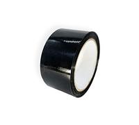 Keephot, Nastro Adesivo da Imballaggio in Polipropilene, Confezione da 6 Rotoli, Nero, 48 mm x 66 m