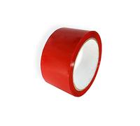 Keephot, Nastro Adesivo da Imballaggio in Polipropilene, Rosso, 48 mm x 66 m