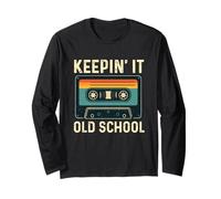 Keepin' It Old School - Hip Hop Old School Anni '80 e '90 Maglia a Manica