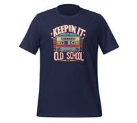 Keepin' It Old School Nostalgic Retro Vintage T-Shirt Adulto, Marina Militare, S