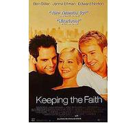 Keeping The Faith (Lato Singolo) Poster Pubblicitario Originale Video/Dvd