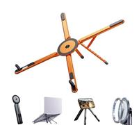 Keeplus Supporto magnetico multifunzionale 4 in 1, Portatile Treppiede Magnetico per Cellulare, Supporto Magnetico Cellulare, Supporto Portatile per Telefono per Video e Viaggi (Arancione)