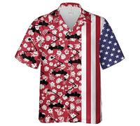 keepmore Camicie Uniformi da Operaio per Uomo Camicia da Lavoro alla Moda con Risvolto Camicia da Elettricista Top da Lavoro a Maniche Corte