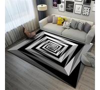 keepmore Tappeto visivo 3D Tappeto tridimensionale Tappeto Vortice Tappeto ottico stampa vortice 3D per pavimento corridoio camera da letto soggiorno decorazione
