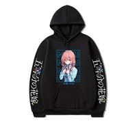 keepmore The Quintessential Quintuplets Felpe con Cappuccio Casual Anime Nakano Miku Cosplay Harajuku Pullover Felpa con Cappuccio per Donna Uomo
