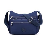 KEEPOP Borsa a tracolla da donna in nylon Borsa a mano leggera Capiente borsa a tracolla Borsa con manico superiore multitasche alla moda Cartella Borsa da viaggio per lavoro Shopper