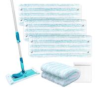 KEEPOW 2 panni di ricambio per Leifheit CLEAN Twist M/Combi M Micro Duo, Riutilizzabili, rivestimento in microfibra ideale per tutti i tipi di pavimento