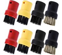 KEEPOW Kärcher set di spazzole tonde, ugello tondo per pulitore a vapore Kärcher SC1 SC2 SC3 SC4 SC5 SC6 SC7