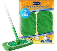 KEEPOW per Swiffer Panni Catturapolvere, Lavabili Cuffietta Microfibra per Swiffer Lavapavimenti, Panni Riutilizzabili Microfibra per La Pulizia di Pavimenti Duri, Pavimenti In Legno, Set di Prova