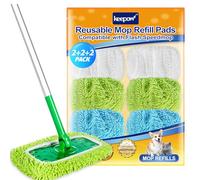 KEEPOW Riutilizzabili per salviette di ricarica Flash Speed Mop, in microfibra per tamponi di ricarica Flash, super assorbenti per Swiffer Speedmop, lavabili in lavatrice fino a 100 pezzi (confezione
