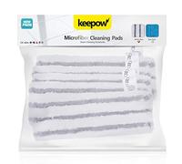KEEPOW Set di 5 panni in microfibra, compatibili con pulitore a vapore Kärcher EasyFix SC 2, 3, 4, 5, bocchetta per pavimento, versione aggiornata, colore: grigio