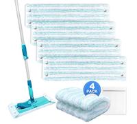 KEEPOW Set di panni Leifheit Combi/Clean Twist M Micro Duo, rivestimento di ricambio in microfibra, per parquet, laminato, vero legno e sughero