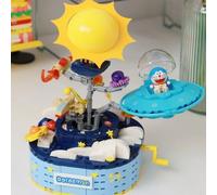Keeppley Original Doraemon Nobita's Room Building Blocks Action Figure Toys