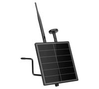 Keepteen D5L Meshcore Solar LoRa Kits, Mesh Tracker Node Repeater,5W Solar Panel Bult in Heltec ESP32 V4 Lora Modules Board with Mushroom GPS/868MHz Antenna WiFi Bluetooth 5200mAh Battery