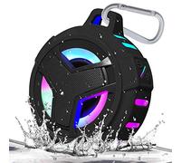 Keepxyz Bluetooth Shower Speaker, impermeabile portatile Bluetooth Speakers, TWS IP67 impermeabile esterno altoparlante wireless con luce LED, floating, 2000 mAh, vivavoce per lo spettacolo, piscina
