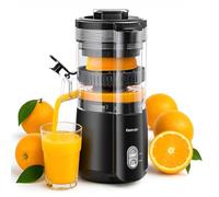 Keerain Spremiagrumi Elettrico, Spremiagrumi Professionale per Arance, Pomodori e Limoni, 100W, Spazzola e Parti Amovibili
