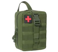 KEESIN Borsa da viaggio di pronto soccorso, borsa EDC Borsa multifunzionale di pronto soccorso Molle Pouch adesivi Borsa medica tattica per attività all'aperto (verde)