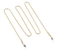 KEESIN Cordoncino da collo Corda per occhiali Catena Occhiali da vista Occhiali da vista Cinghia per catena, Oro