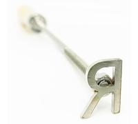 Keesoon Ferro per marchio da 2,5 cm, per legno, con lettere personalizzabili, ideale per legno, cappelli e bistecca (R)