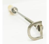 Keesoon Ferro per marchio per legno da 2,5 cm, con lettere personalizzabili, ideale per legno, cappelli e bistecche (D)