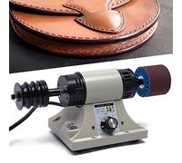 KEESUNG 350W Lucidatrice Pelle Lucidatrice Smerigliatrice Elettrico Smerigliatrice Professionale Elettrico Pelle Smerigliatrice Bordo 0-8000RPM Pelle Gomma Lucidatrice