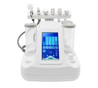 KEESUNG Dispositivo Hydrafacial, dispositivo Aquafacial Microdermoabrasion 6 in 1 acqua idrogeno ossigeno bellezza macchina Strumenti di bellezza professionali per la pulizia e la cura