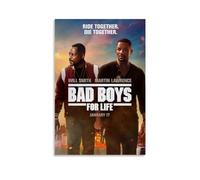keev Poster su tela "Bad Boys for Life", decorazione artistica da parete per camera da letto, 30 x 45 cm, senza cornice