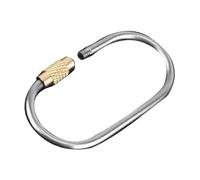 Keeychain A Blocco A Vite - Clip Carabiner In Lega In Lega Di Titanio | Keyring A Rilascio Rapido Pesante, Accessorio Per Ganci Multiuso Per Escursioni, Viaggi, Zaino In Spalla, Organizzatore