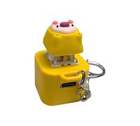 Keeychain Pig - Tastiera Ricaricabile Fidget, Keychain Hog, Giocattolo Sensoriale Del Clicker Tastiera Con 1,38 X 1,77 Pollici, Con Luci, Accessorio Per Riduzione Dello Stress Portatile Per Adult