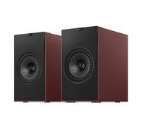KEF Coda W Diffusori da scaffale HiFi wireless, Vintage Burgundy | Bluetooth 5.4 aptX Lossless | Compatibili con giradischi, TV, PC, laptop e altro | Musica | TV e Home Cinema | Gaming