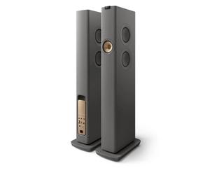 KEF LS60 WIRELESS COPPIA DIFFUSORI PAVIMENTO TITANIO NUOVI