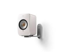 KEF LSX & LSX II B1 - Coppia di supporti da parete per LSX, in alluminio, orientabile, inclinabile, per cavi nascosti - Argento