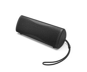 KEF Muo Altoparlante Bluetooth Portatile Premium ad Alta Fedeltà, Midnight Black | Bluetooth 5.4 aptX Adaptive | USB-C i protezione IP67 | 24 ore autonomia | A casa, all'aperto, in viaggio