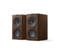 KEF Q Concerto Meta Diffusori HiFi passivi da scaffale, noce | Musica | TV & Home Cinema | Gaming | Bass Reflex a 3 vie | Driver Uni-Q da 10 cm con tecnologia MAT | Driver LF da 16,5 cm