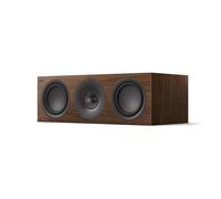 KEF Q6 Meta Diffusore HiFi passivo centrale/LCR, noce | Musica | TV & Home Cinema | Gaming | Cassa chiusa a 3 vie | Driver Uni-Q da 10 cm con tecnologia MAT | Driver LF Dual da 16,5 cm