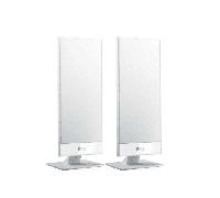 Kef T 101 Coppia Casse Slim Bianche