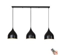 KEFA Lampada a sospensione a batteria con telecomando, per interni, senza fili, moderna lampada a sospensione senza fili, per cucina, isola, sala da pranzo, soggiorno, casa colonica (Colo