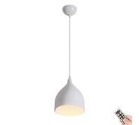 KEFA Lampada a sospensione a batteria operata con telecomando, per interni senza fili, luce da appendere, moderna e senza fili, per la cucina, l'islanda, la sala da pranzo, la casa, la fattoria (Colo)