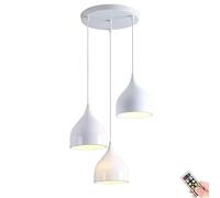 KEFA Lampada a sospensione a batteria operata con telecomando, per interni senza fili, luce da appendere, moderna e senza fili, per la cucina, l'islanda, la sala da pranzo, la casa, la fattoria (Colo)