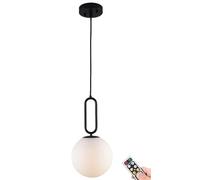 KEFA Lampada a sospensione non cablata a batteria, stile moderno di metà secolo, senza fili, con telecomando e lampadina dimmerabile, per cucina, isola, soggiorno, camera da letto, bar, sala da pranzo