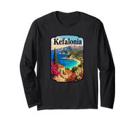 Kefalonia Grecia Souvenir/Kefalonia Maglia a Manica