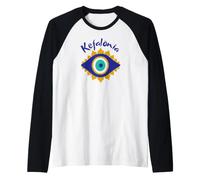 Kefalonia Grecia Souvenir/Kefalonia Maglia con Maniche Raglan